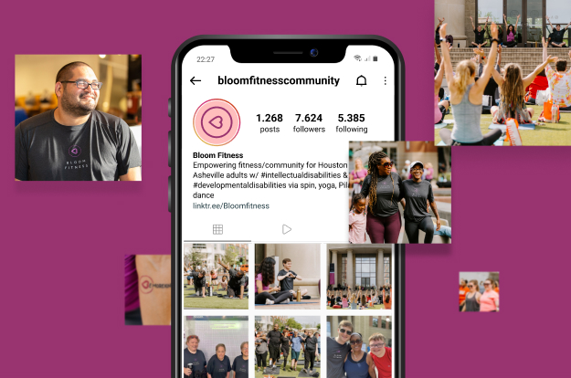 Find BloomFitness on Instagram